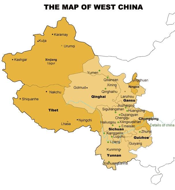 peta barat China