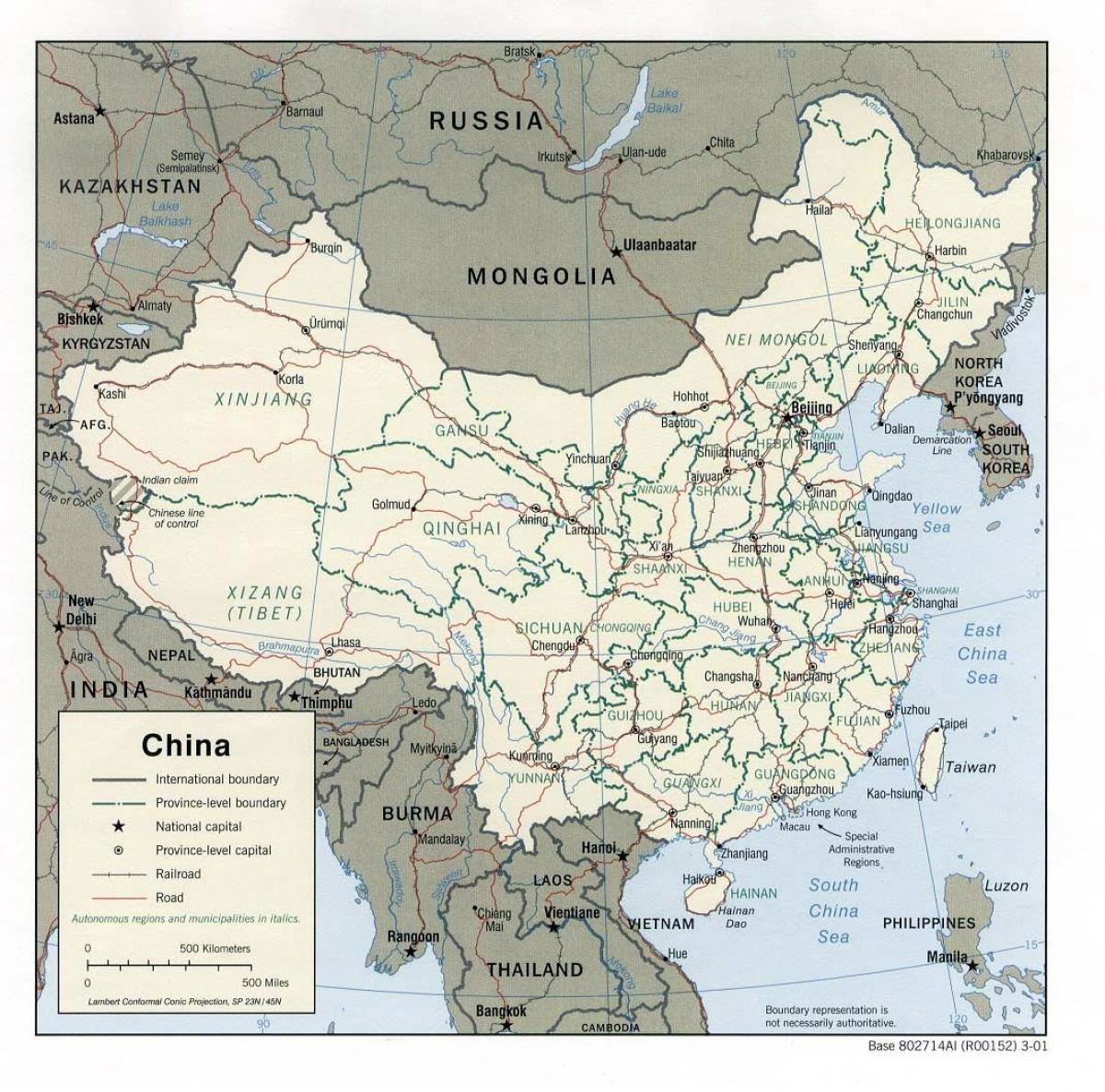 China peta cetak