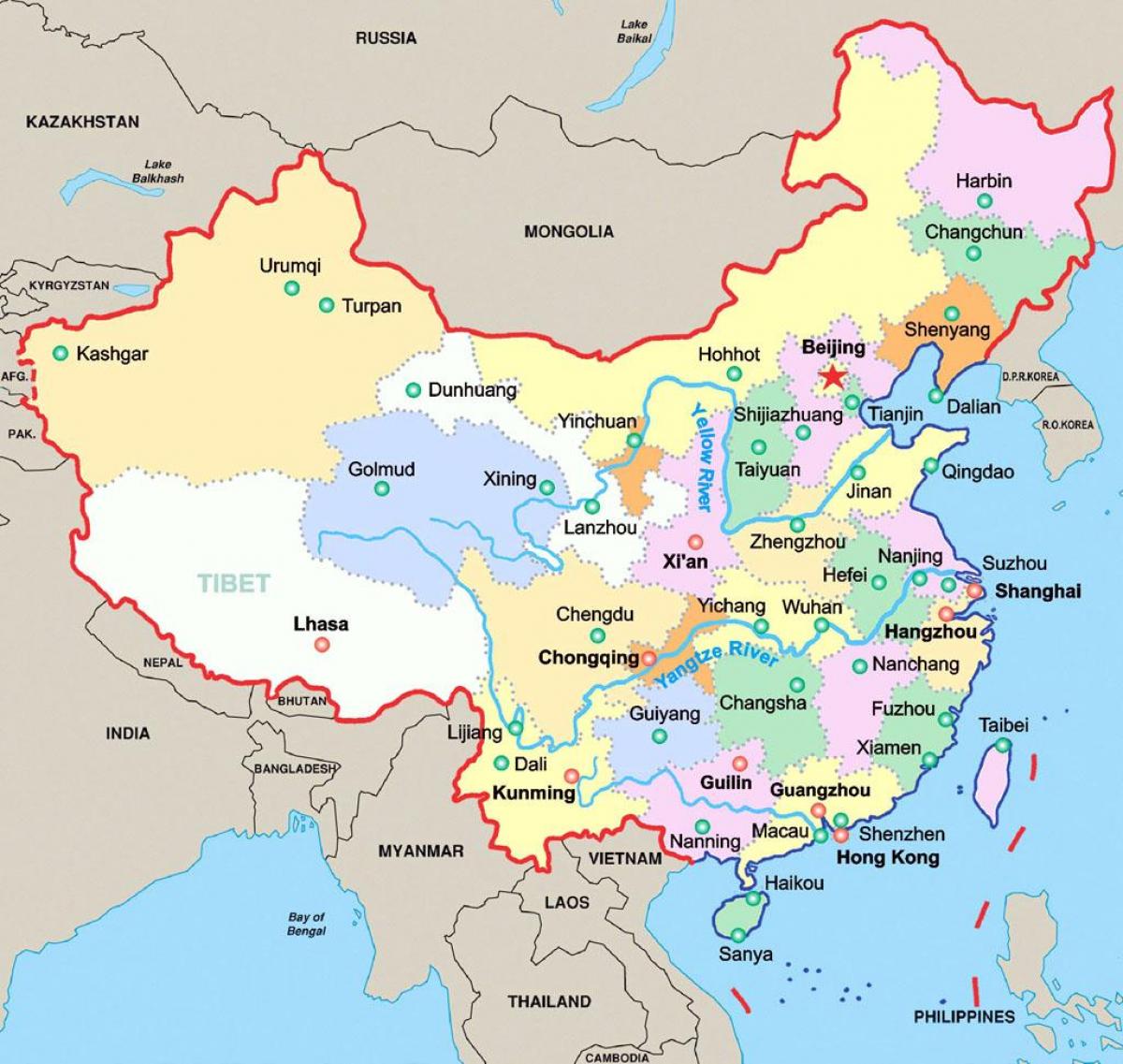 China pada peta
