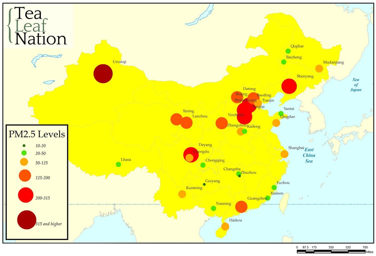 pencemaran peta China