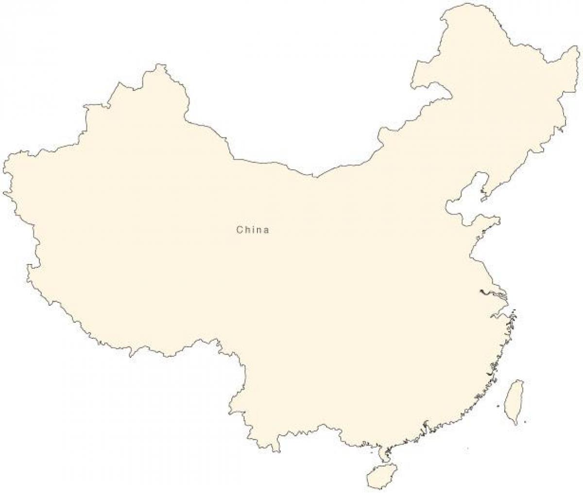 China peta mudah