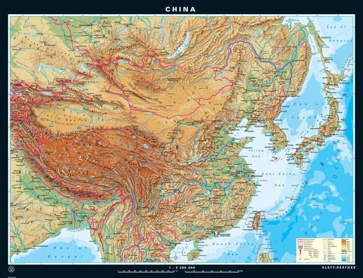 fisiografi peta China