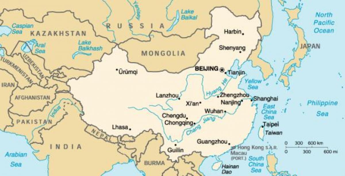 peta purba China