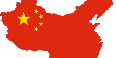 China peta bendera