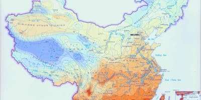 Cuaca peta China