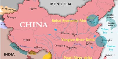 Peta China pelabuhan