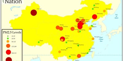 Pencemaran peta China