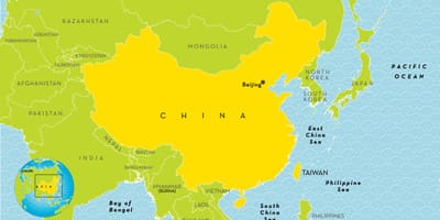 China peta negara