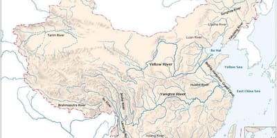 China sungai peta