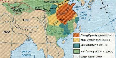 China purba geografi peta
