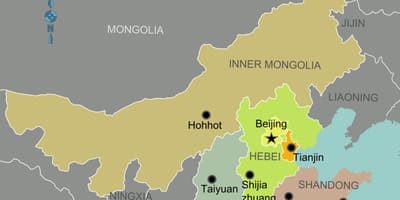 Peta utara China