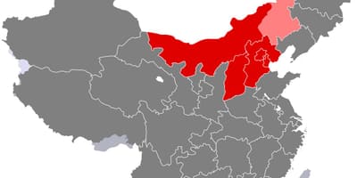 Peta utara China