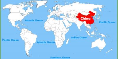 Peta dunia China