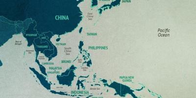China laut Cina selatan peta
