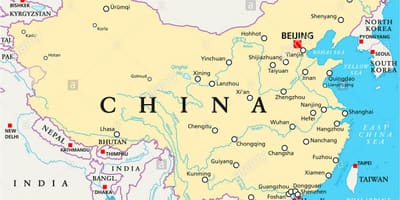 Peta China sungai